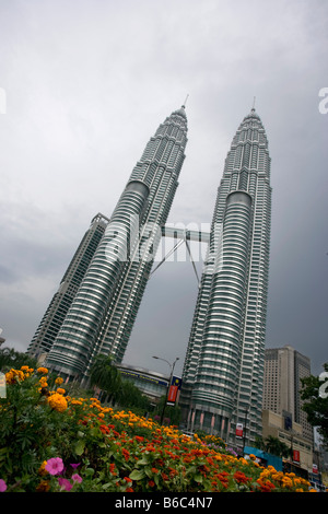 Malaysia, Kuala Lumpur, Petronas Towers Stockfoto