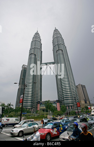 Malaysia, Kuala Lumpur, Petronas Towers Stockfoto