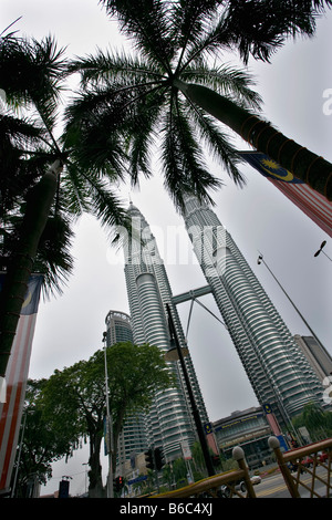 Malaysia, Kuala Lumpur, Petronas Towers Stockfoto