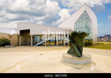 Kanadische 2. Weltkrieg-Denkmal und Juno Beach Centre, Courseulles-Sur-Mer, Normandie Frankreich Stockfoto