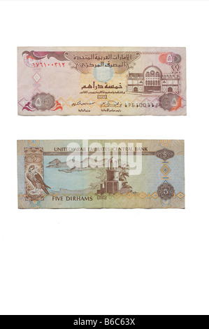 Vereinigte Arabische Emirate-banknote Stockfoto