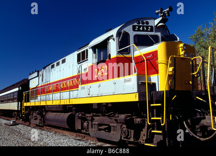 Lokomotive einer touristischen Ausflug trainieren, Tobyhanna, Pocono Mountains, Pennsylvania, USA Stockfoto