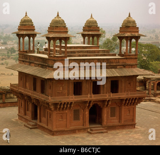 Indien Uttar Pradesh Fatehpur Sikri Diwan-i-Khas Stockfoto
