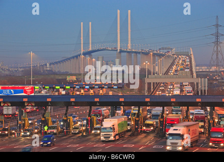 Kent, Königin-Elisabeth-Brücke, Dartford Crossing Stockfoto