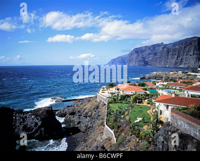 Spanien, Kanaren, Teneriffa, Puerto Santiago Stockfoto