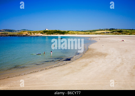 Porth Tywyn Mawr Strand, Anglesey Stockfoto