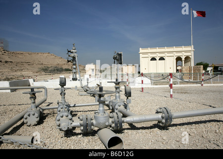 BRN, Bahrain: Ölquelle Nr. 1, erste Ölquelle Bohrung in Bahrain, heute ein museum Stockfoto