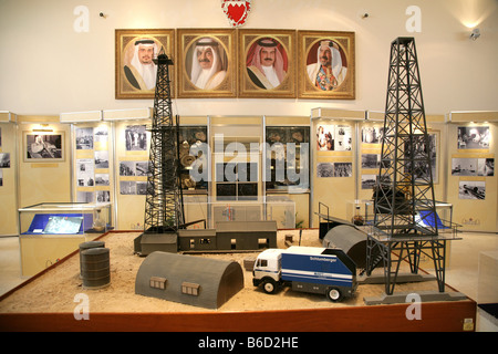 BRN, Bahrain: Ölquelle Nr. 1, erste Ölquelle Bohrung in Bahrain, heute ein museum Stockfoto