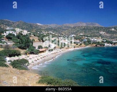 Agios Nikolaos, Havania Strand Tag Stockfoto