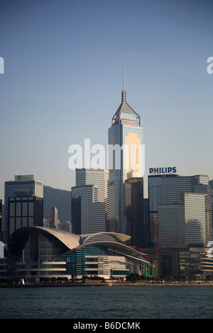 China Hong Kong Wanchai Convention Centre Central Plaza Stockfoto