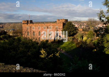 Shrewsbury Castle, Shrewsbury, Shropshire Stockfoto