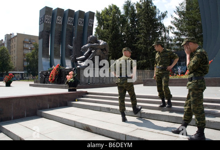 Afghanistan-Kriegsdenkmal, Jekaterinberg 2007 Stockfoto