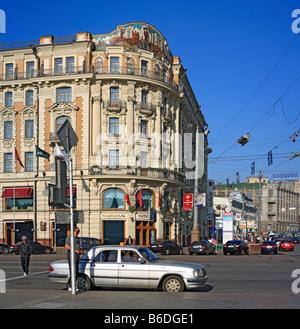 Hotel "National" (1880er Jahre), Manege Quadrat, Moskau, Russland Stockfoto