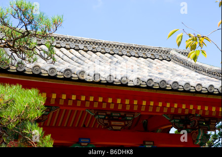 Pagode Dach Detail am Kiyomizudera Tempel in Kyoto, Japan. Stockfoto