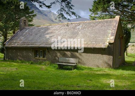 "St. Olafs" Kirche in "Wasdale Head" im Lake District Stockfoto