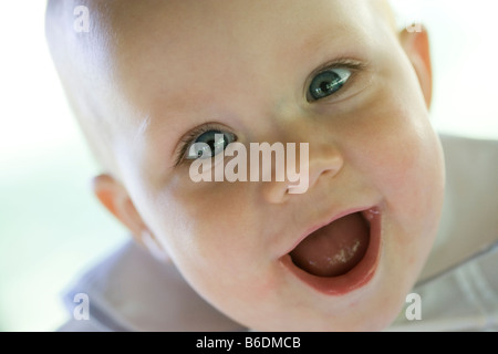 Kaukasische Baby Lächeln - USA Stockfoto