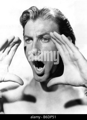 TARZANS Gefahr 1951 RKO Films mit Lex Barker Stockfoto