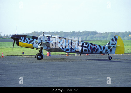 Messerschmitt Bf 108 Taifun an Biggin Hill Flugplatz England Stockfoto