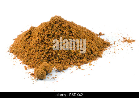 Haufen von Currypulver Stockfoto