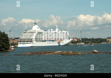 Meer-Liner Seven Seas Voyager Helsinki Hafen Finnland Stockfoto