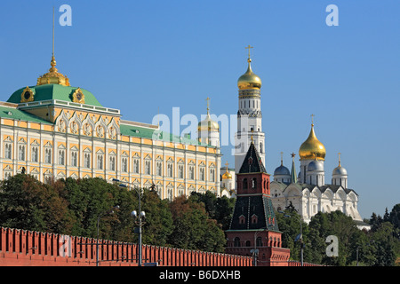 Kreml-Ansicht von Moskwa, Moskau, Russland Stockfoto