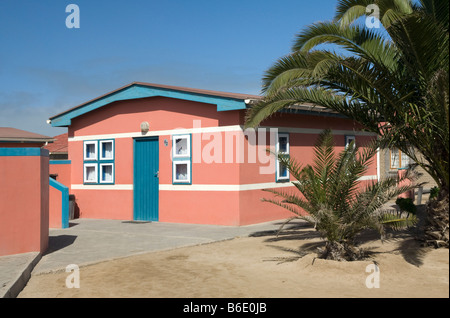 Das Swakopmund kommunalen Rest Camp bietet Self catering Chalets und Bungalows für Holiday Maker Swakopmund Namibia Stockfoto