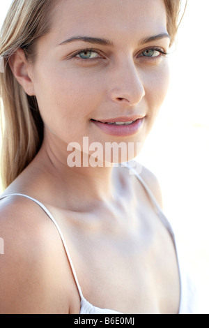 Gesunde Frau. Stockfoto