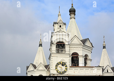 Kirche, Architektur, Glockenturm, Savvino-Storozhevsky-Kloster, Swenigorod, Goldener Ring, Moscow Region, Russland Stockfoto