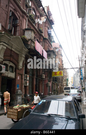 China, Shanghai. Straßenszene. 2007 Stockfoto