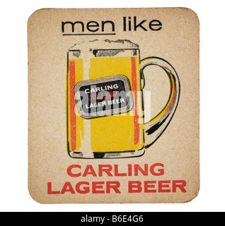 Männer wie Carling black label Stockfoto