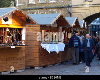 Der Weihnachtsmarkt in Bath, Somerset, England, uk. Stockfoto