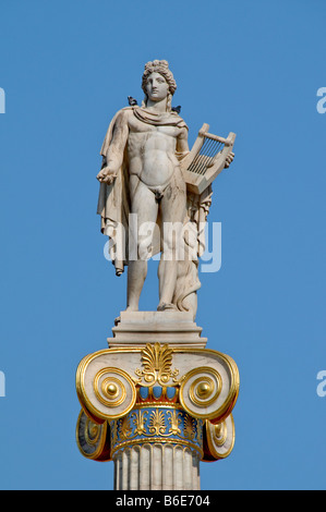 Die moderne Akademie von Athen Skulptur Statue Griechenland Griechisch Stockfoto