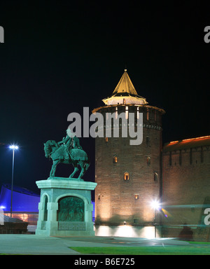 Denkmal für Prinz Dmitry Donskoi, Kolomna, Gebiet Moskau, Russland Stockfoto