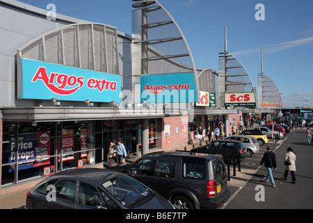 Argos Extra, Schloß Vale Retail Park, Birmingham Stockfoto