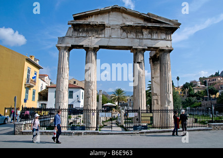 Forum in Athen in der Römerzeit östlich der klassischen Agora Griechenland Griechisch gebaut Stockfoto