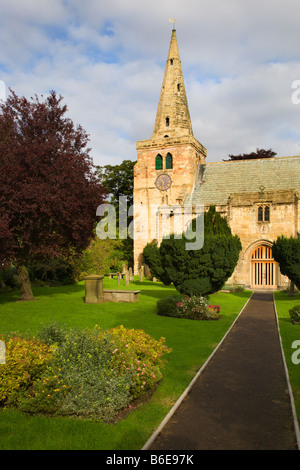 Kirche St. Lawrences Warkworth Northumberland England Stockfoto
