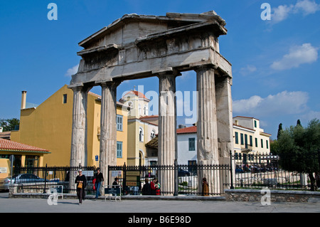 Forum in Athen in der Römerzeit östlich der klassischen Agora Griechenland Griechisch gebaut Stockfoto