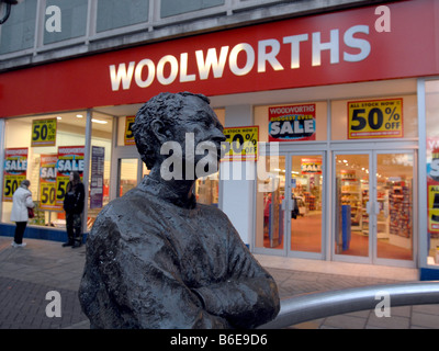 Woolworths speichern in Perth Schottland am Tag der Schließung Verkauf Dezember 2008 Stockfoto