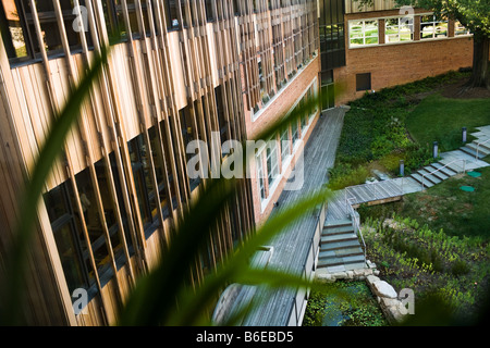 Das äußere des Gebäudes Mittelschule am Sidwell Friends School in Washington, DC. Stockfoto