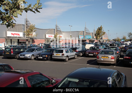 Schloß Vale Retail Park, Birmingham Stockfoto