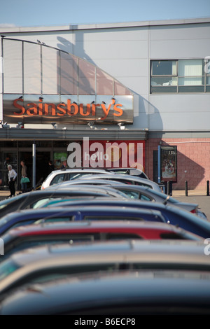 Sainsbury, Schloß Vale Retail Park, Birmingham Stockfoto