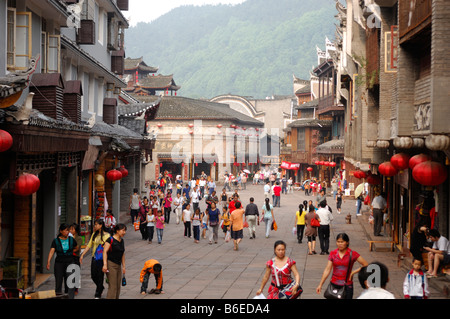 Feng Huang Cheng alte Stadt, Provinz Hunan, China Stockfoto