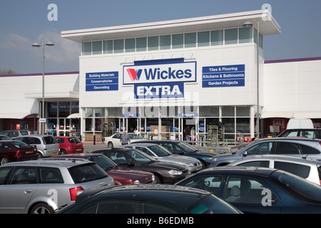 Wickes Extra DIY-Superstore, Cambridge schließen Retail Park, Aylesbury Stockfoto