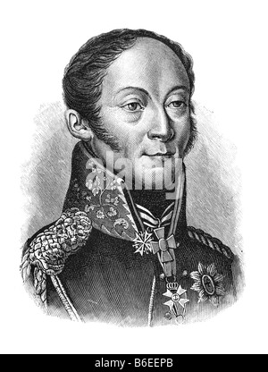 Bogisław Friedrich Emanuel Graf Tauentzien von Wittenberg, 15. September 1760 Potsdam - 20. Februar 1824-Berlin Stockfoto