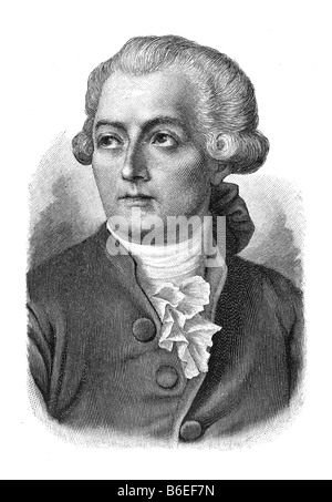 Antoine Laurent de Lavoisier, 26. August 1743 Paris - 8. Mai 1794 Paris Stockfoto