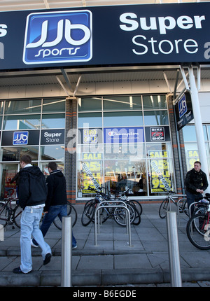 JJB SPORTSHOP UND FITNESS-CENTER Stockfoto