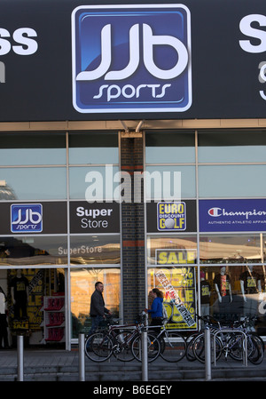 JJB SPORTSHOP UND FITNESS-CENTER Stockfoto