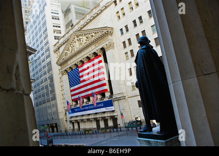 USA, New York, Wall Street Börse Stockfoto