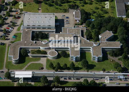 Luftaufnahme der Technologiepark Dortmund, Universität Dortmund, Fraunhofer Institut, Dortmund, Nordrhein-Westfalen, Deutschland Stockfoto