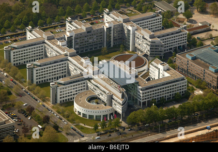 Regierungsviertel, T-Com zentrale, Sitz der Deutsche Post AG, Bonn, Nordrhein-Westfalen, Deutschland, Europa Stockfoto